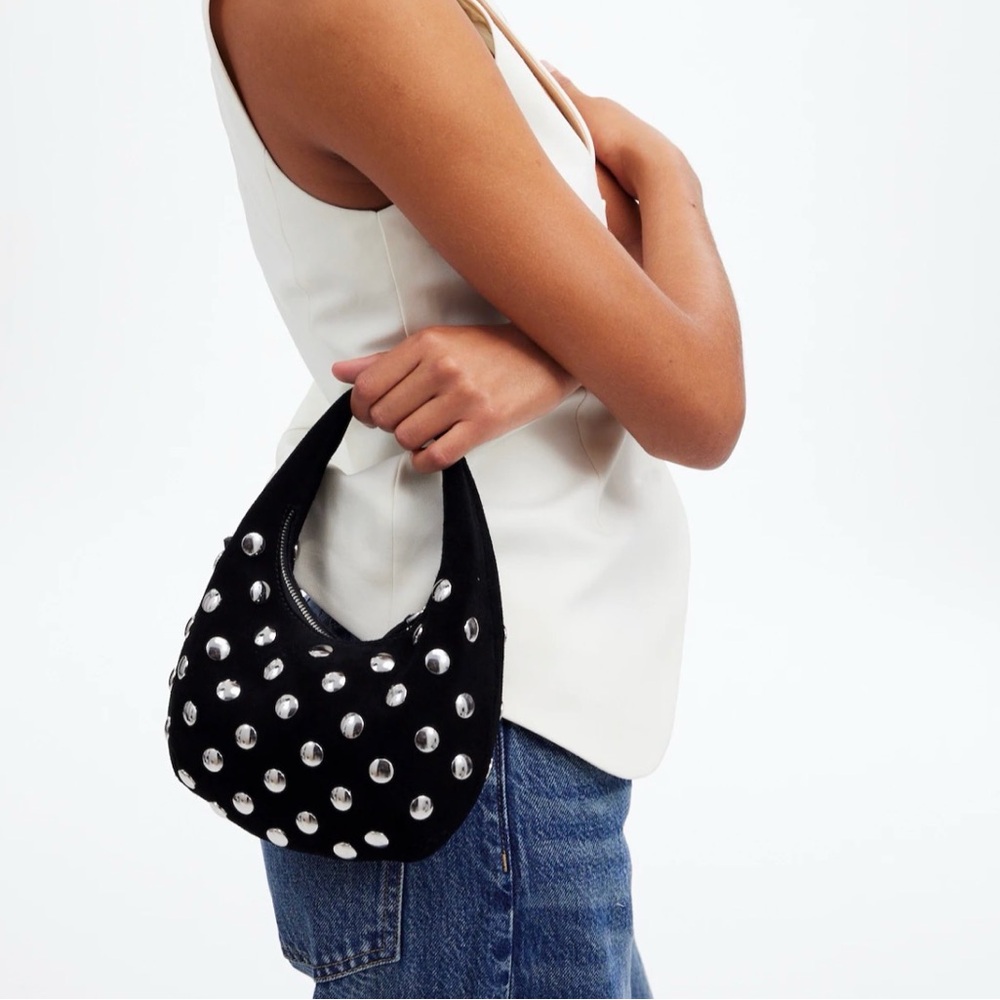 Madewell Black Suede Handbag